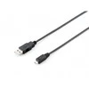 Equip 128523 USB kabelis 1,8 m 2.0 USB A Micro-USB B Juoda