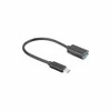 LANBERG AD-UC-UA-04 adapteris USB TYPE-C M - USB Type-A F 15cm Juodas