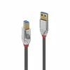 USB Laidas - LINDY Cromo Line USB 3.2 Type A į B Laidas, M/M, 5Gbps, 0.5 m, Pilkas