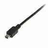 Kabelis Micro USB Startech USB2HABM2M USB A Mini USB B Juodas
