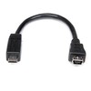 USB adapteris StarTech microUSB - Juodas miniUSB (USBMUSPF6)