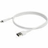 USB laidas StarTech USB-A – Lightning 1 m Baltas (RUSBLTMB1M)
