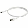 USB laidas StarTech USB-A – Lightning 1 m Baltas (RUSBLTMB1M)