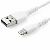 USB laidas StarTech USB-A – Lightning 1 m Baltas (RUSBLTMB1M)