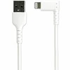 USB kabelis StarTech USB-A - Žaibas 1 m Baltas (RUSBLTM1MWR)