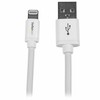 USB kabelis StarTech USB-A - Žaibas 2 m Baltas (USBLT2MW)