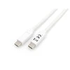 USB kabelis Equip USB-C - USB-C 2 m Balta (128362)