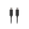 Lanberg kabelis USB-C M/M 2.0 0.5m Juodas