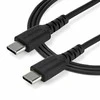 USB kabelis StarTech USB-C - USB-C 1 m juodas (RUSB2CC1MB)
