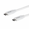 USB kabelis StarTech USB-C – USB-C 2 m baltas (USB2C5C2MW)