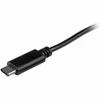 USB laidas StarTech USB-C – USB-C 1 m juodas (USB2CC1M)