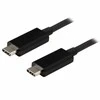 USB kabelis StarTech USB-C - USB-C 1 m Juodas (USB31CC1M)