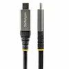 USB kabelis StarTech USB-C - USB-C 1 m juodas pilkas (USB31CCV1M)
