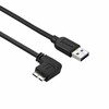 Kabelis USB StarTech USB-A - micro-B 2 m Juodas (USB3AU2MLS)