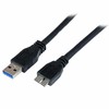 USB kabelis StarTech USB-A - mikro B 1 m Juodas (USB3CUB1M)
