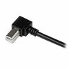 USB kabelis StarTech USB-A - USB-B 3 m Juodas (USBAB3MR)