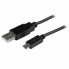 StarTech MicroUSB į USB-A laidas juodas
