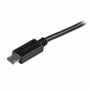 StarTech MicroUSB į USB-A laidas juodas