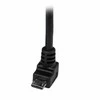 USB kabelis StarTech USB-A - mikroUSB 2 m juodasis (USBUB2MD)