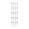 Fischer GS 8 x 80, Vidaus reikmėms, Universalus kabliukas, Sidabrinis, Cinkuotas plienas, 2,2 cm, 5,8 cm
