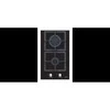 Mikrobangų krosnelė CATA | Hob | SCI 3002 BK | Gas on glass | Number of burners/cooking zones 2 | Rotary knobs | Juodas