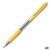 Pilot Pen Karžygio Ženklas Pilot Supergrip Geltona 0,4 mm (12 vnt.)