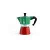 Bialetti Moka Express Italia 3TZ (150 ml) raudona-žalia