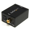 AV adapteris StarTech Toslink - RCA (Cinch) juodas (SPDIF2AA)