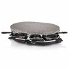 Princess 162720 „Raclette 8“ ovalo formos akmeninė kepsninė vakarėliams, 8 asmuo(-ys), juoda, ovalo formos, akmens, 430 x 300 mm, besisukanti