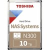TOSHIBA N300 NAS kietasis diskas 10TB 256MB