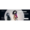 LELO Enigma Juodas - Dual-Sonic Intimate System, Atsparus vandeniui, Rechargeable
