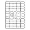 Lipnios etiketės Apli, A4, 35.6x16.9mm, 80 etikečių lape, nuimamos, 25 lapai