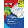 Lipnios etiketės Apli, A4, 64x33,8mm, 24 etiketės lape, 100 lapų
