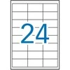 Lipnios etiketės Apli, A4, 64x33,8mm, 24 etiketės lape, 100 lapų