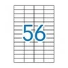 Lipnios etiketės Apli, A4, 52.5×21.2mm, 56 etiketės lape, 100 lapų, baltos spalvos