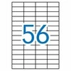 Lipnios etiketės Apli, A4, 52.5x21.2mm, 56 etiketės lape, 100 lapų, baltos spalvos