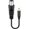 Goobay Antenna Kabelis 0,1m juoda (67227)