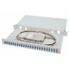 Assmann Electronic DIGITUS 19 colių šviesolaidinis stumdomas sujungimo dėžė 1U įrengtas 24xLC Duplex OS2 pilkas