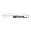 Šakotuvas „Hewlett Packard“ (HP) „HPE Networking Instant On 1830“ 26 prievadų „PoE+“ jungtis [24x Gigabit LAN, 2x SFP, „PoE+ 195W“]