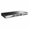 Šakotuvas D-Link | Sukraunamas išmanusis valdomas jungiklis su 10G įkėlimo nuorodomis | DGS-1510-28X/E | Tvarkoma L2 | Montuojamas ant stovo | Gigabit Ethernet (vario) jungtys kiekis 24