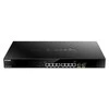 Šakotuvas D-Link DMS-1100-10TP tinklo komutatorius - valdomas - L2 - 2.5G Ethernet (100/1000/2500) - maitinimas per Ethernet (PoE) - montuojamas į stelažą - 1U