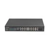 Šakotuvas LANBERG RSFE-16P-2C-150 jungiklis 16x 100Mb PoE+/2x Combo Gigabit 150W nevaldomas