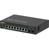 Šakotuvas Komutatorius - NETGEAR 8x1G PoE+ 220W 2xSFP+ Juodas