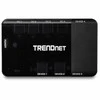 Šakotuvas Komutatorius Trendnet TK-U404 USB Juoda