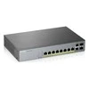 Šakotuvas ZYXEL GS1350-12HP, 12 prievadų valdomas CCTV POE komutatorius, didelio nuotolio, 130 W (1 metų NCC PRO paketo licencija) (5 metų garantija)