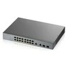 Šakotuvas ZYXEL GS1350-18HP, 18 prievadų valdomas CCTV POE komutatorius, didelio nuotolio, 250 W (1 metų NCC PRO paketo licencija) (5 metų garantija)