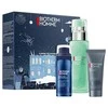 Biotherm Homme Aquapower Advanced Gel 75ml + pianka do golenia 50ml + żel do mycia twarzy 40ml