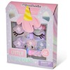 Aquarius MARTINELIA Little Unicorn rinkinys: nagų lakas- 2x 4,5 ml, 2x 2,5 g blizgantys lūpų balzamai ir 2x1,5 g lūpdažis.