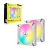 Corsair | 140 mm PWM dviejų ventiliatorių komplektas | iCUE AF140 RGB ELITE | Dėklo ventiliatorius