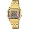 CASIO LA680WGA-4C moteriškas laikrodis (zd631d) + dėžutė